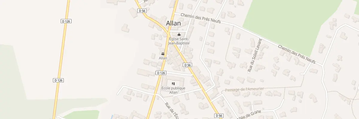 Plan du 5031 Le Village à Allan