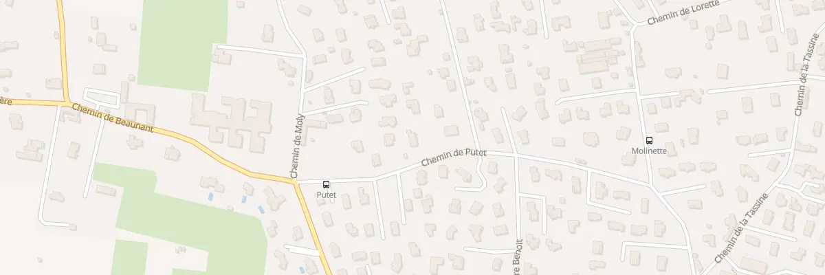 Plan du 9002 Che de Putet à Saint-Genis-Laval