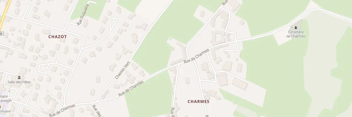Plan du 569B Rue de Charmes à Guéreins