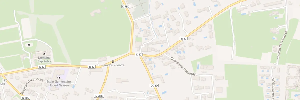 Plan du 5143 Av de la Vallée des Baux à Paradou