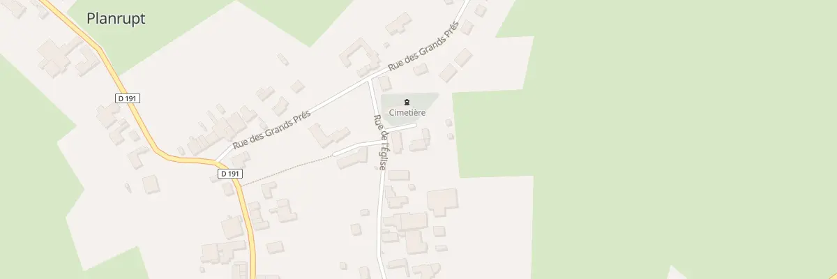 Plan du 16 Rue de l’Eglise à Planrupt