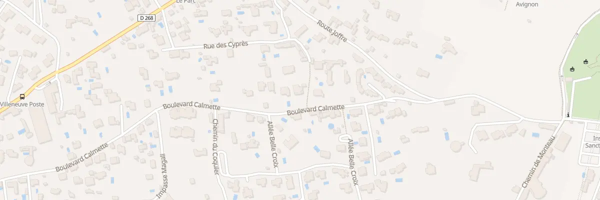 Plan du 12B Bd Calmette à Villeneuve-lès-Avignon