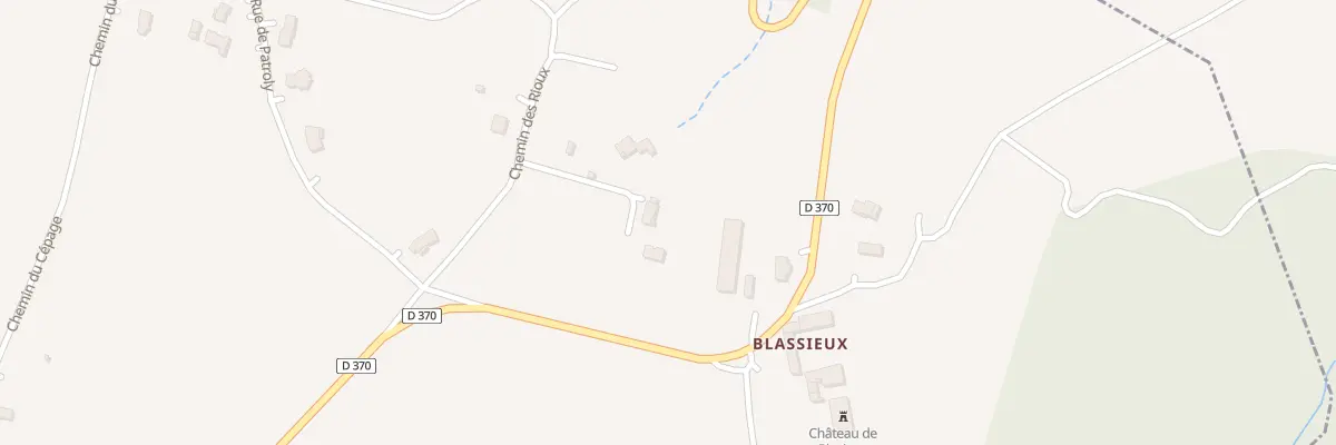 Plan du 120B Che des Rioux à Talencieux