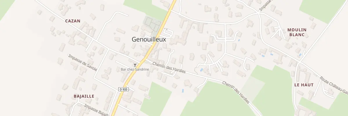 Plan du 65 Chem des Hardies à Genouilleux