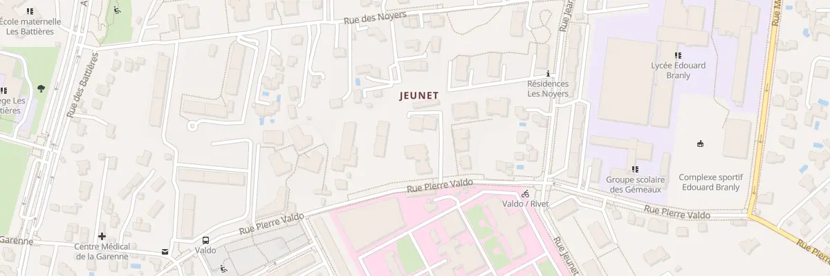 Plan du 76 Rue Pierre Valdo à Lyon 5e Arrondissement