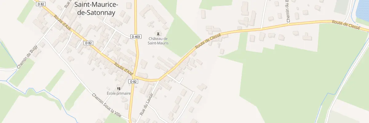 Plan du 144 Rte de Clesse à Saint-Maurice-de-Satonnay