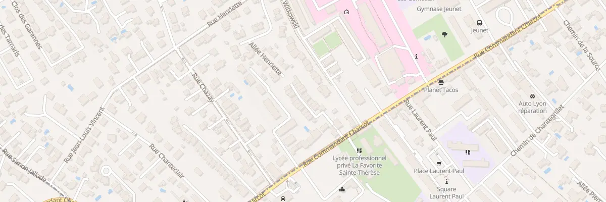 Plan du 146 Rue Commandant Charcot à Lyon 5e Arrondissement