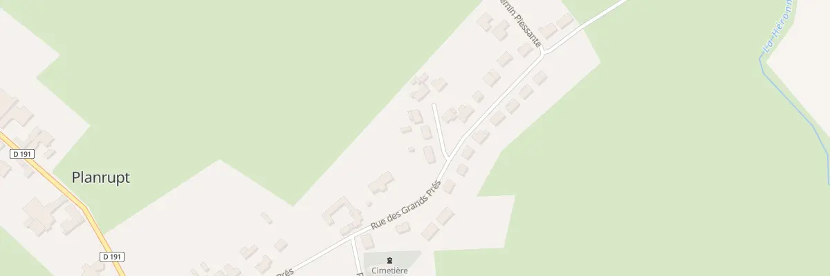 Plan du 21 Rue des Grands Prés à Planrupt