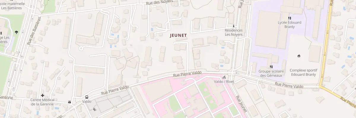 Plan du 80 Rue Pierre Valdo à Lyon 5e Arrondissement