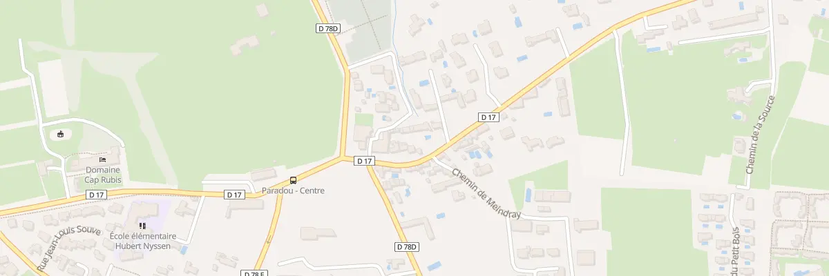 Plan du 5148 Av de la Vallée des Baux à Paradou