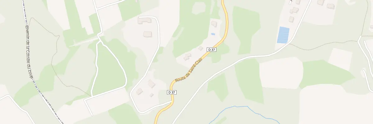 Plan du 562 Rte de Saint-clair à Saint-Prim