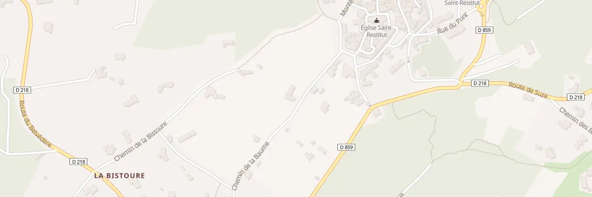 Plan du 5162A La Bistoure à Saint-Restitut