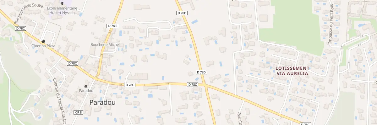 Plan du 5211 Rte de Saint-Roch à Paradou