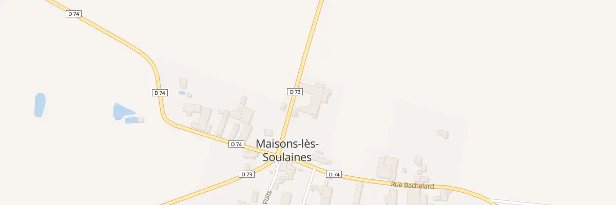Plan du 1 Rue des Ormes à Maisons-lès-Soulaines