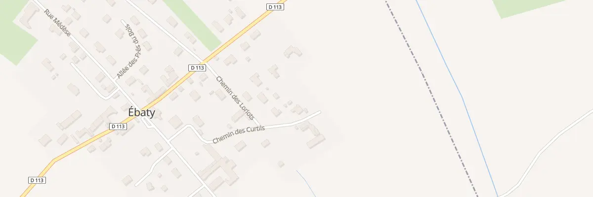 Plan du 9 Chem des Curtils à Ébaty