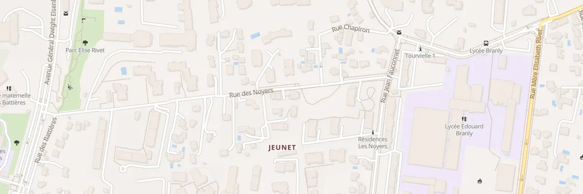 Plan du 7 Rue des Noyers à Lyon 5e Arrondissement