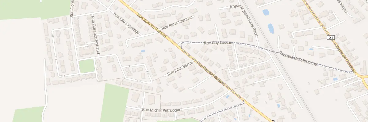 Plan du 16 Rue Romain Rolland à Saint-Maurice-l’Exil