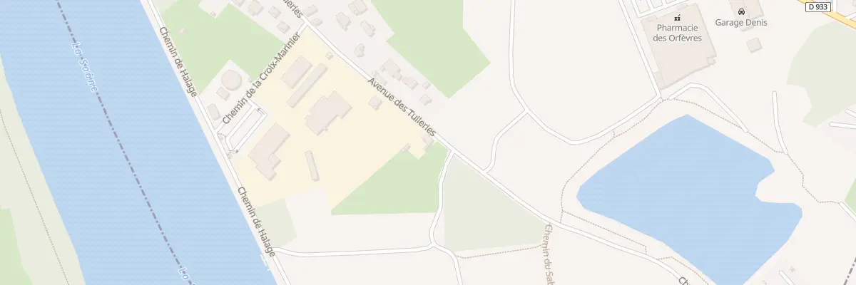 Plan du 852 Av des Tuileries à Trévoux