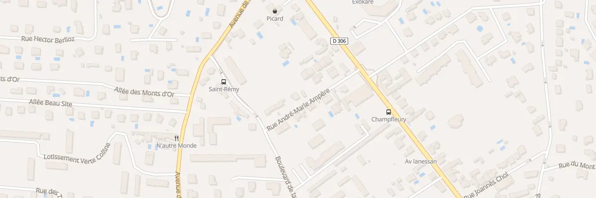 Plan du 8 Rue Ampère à Champagne-au-Mont-d’Or