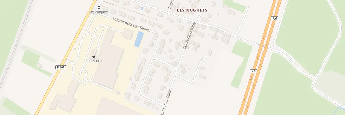 Plan du 5938F Les Nuguets à La Chapelle-de-Guinchay
