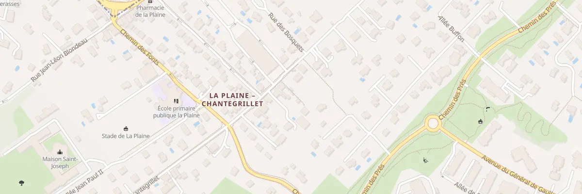 Plan du 99 Che de Chantegrillet à Sainte-Foy-lès-Lyon