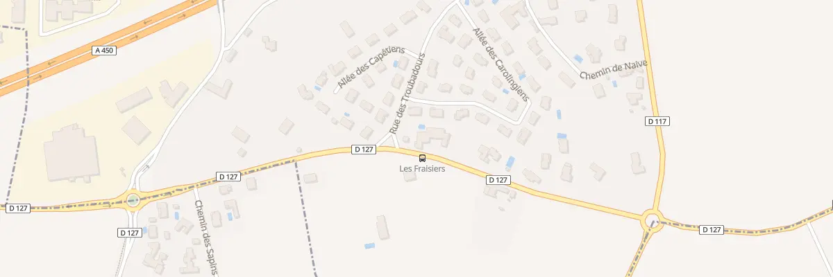Plan du 33 Rte du Millénaire à Saint-Genis-Laval