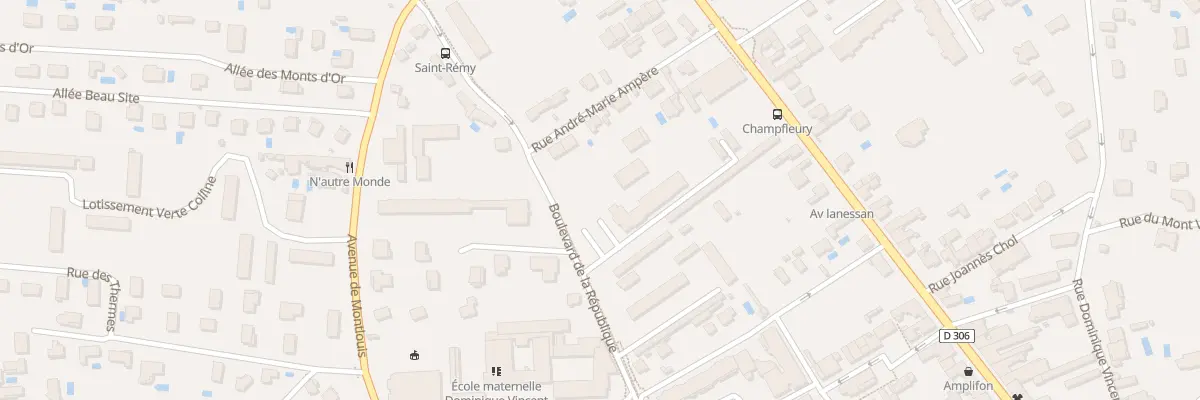 Plan du 5B Bd de la République à Champagne-au-Mont-d’Or