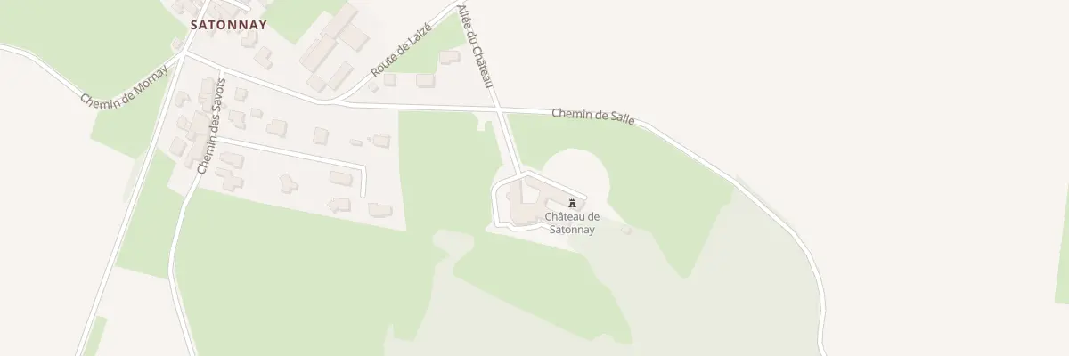 Plan du 170 All du Chateau à Saint-Maurice-de-Satonnay