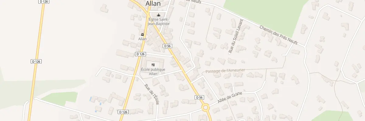 Plan du 19 Rte d’Aiguebelle à Allan