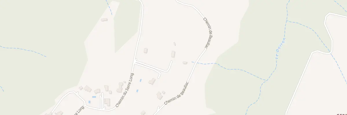 Plan du 1270 Che du Serre Long à Saint-Romain-de-Lerps