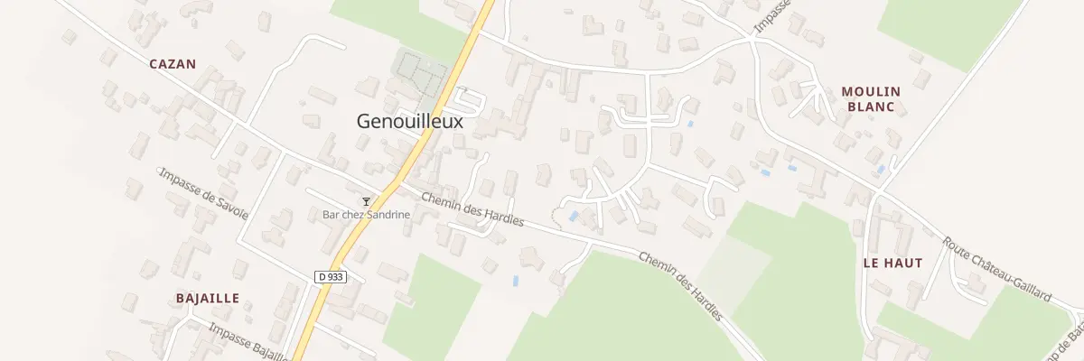 Plan du 12 Lot le Coteau du Village à Genouilleux