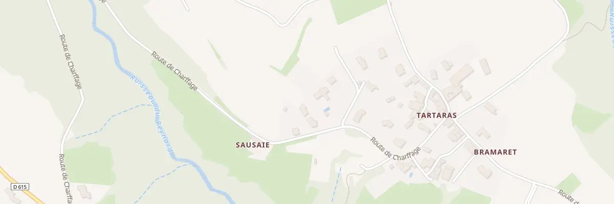 Plan du 9470 Rte de Charffage à Ampuis