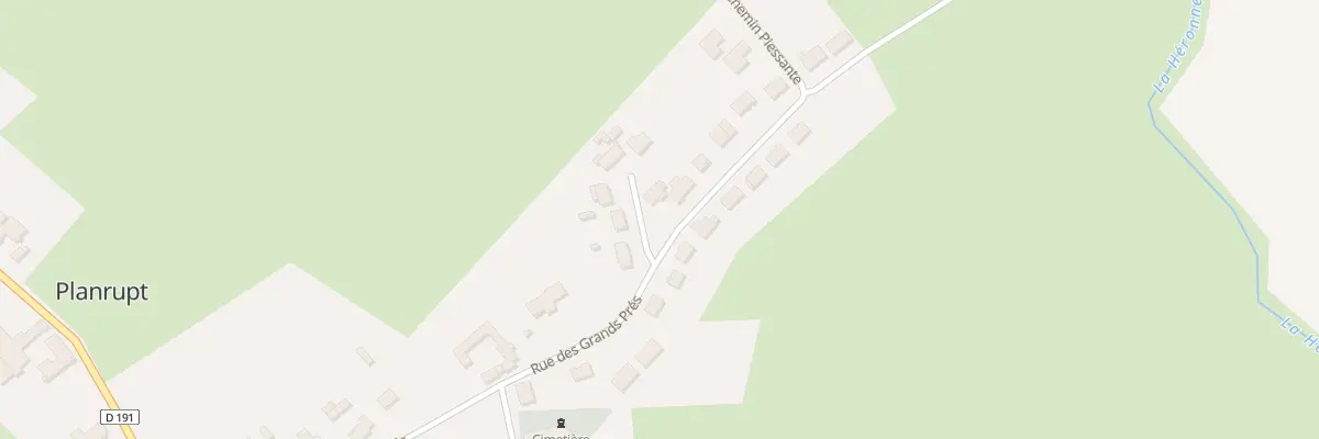 Plan du 29 Rue des Grands Prés à Planrupt