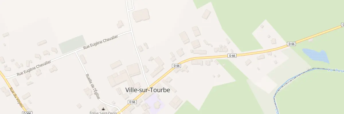 Plan du 5075 Le Village à Ville-sur-Tourbe