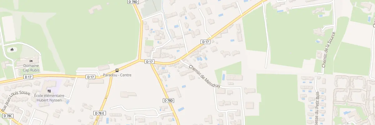 Plan du 5191 Che de Meindray à Paradou