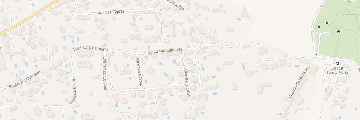 Plan du 13 Bd Calmette à Villeneuve-lès-Avignon