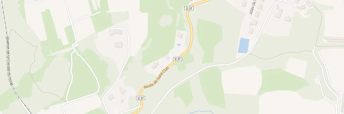 Plan du 488 Rte de Saint-clair à Saint-Prim