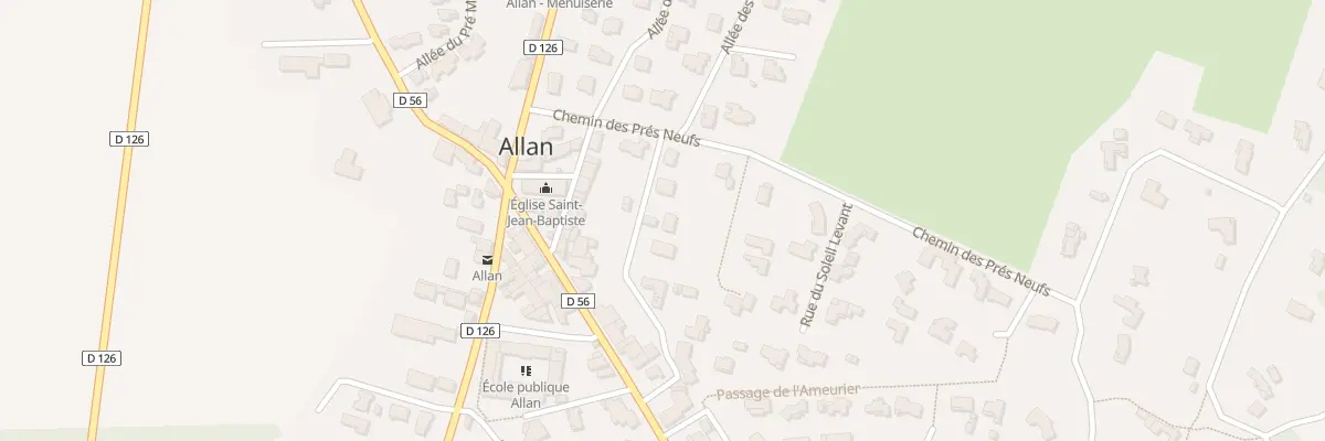 Plan du 5055 Le Village à Allan