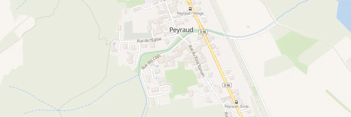 Plan du 5075 Les Replats à Peyraud