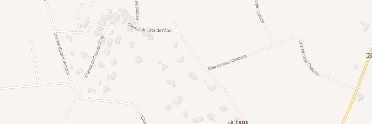 Plan du 5406 Le Cros de l’Ane à Savasse