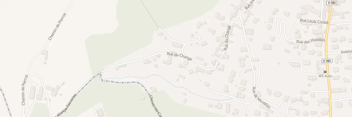 Plan du 313 Rue du Change à Sauveterre