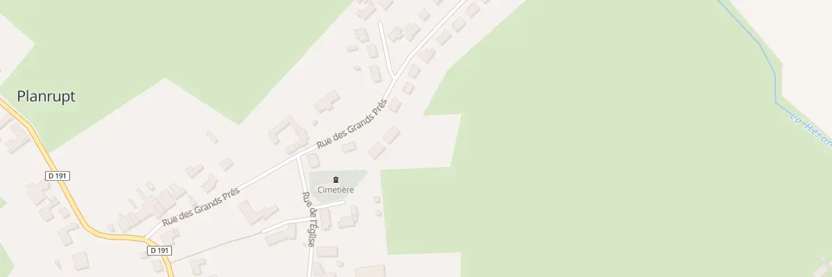 Plan du 14T Rue des Grands Prés à Planrupt