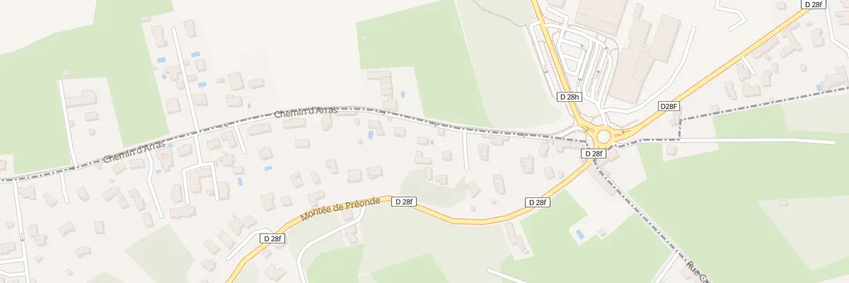 Plan du 2206 Che d’Arras à Trévoux
