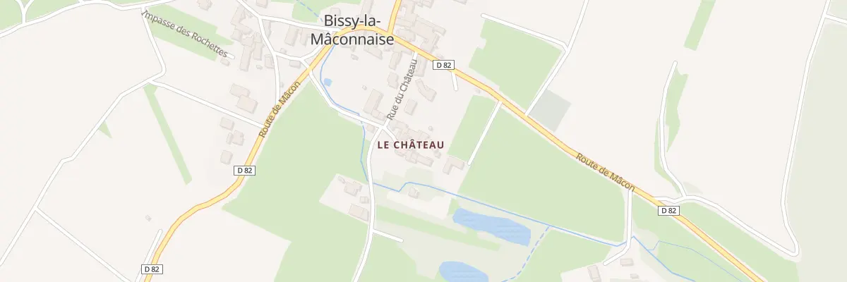 Plan du 5025 Le Chateau à Bissy-la-Mâconnaise