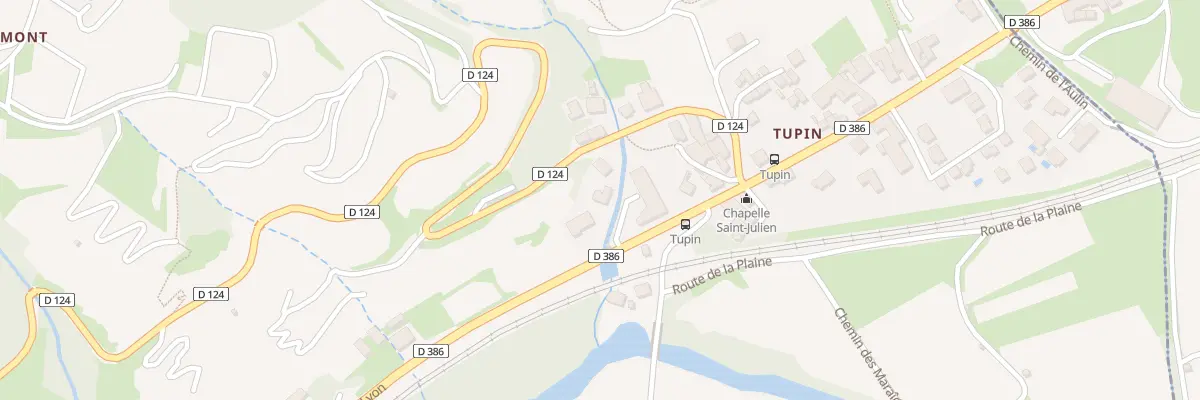 Plan du 1800 Rue du Coteau de Tupin à Tupin-et-Semons