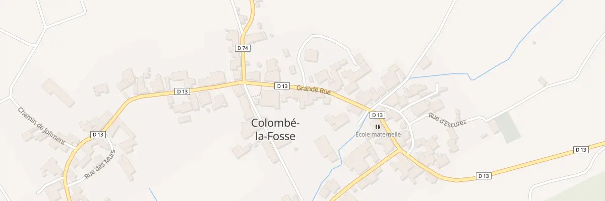 Plan du 48 Rue Grande Rue à Colombé-la-Fosse