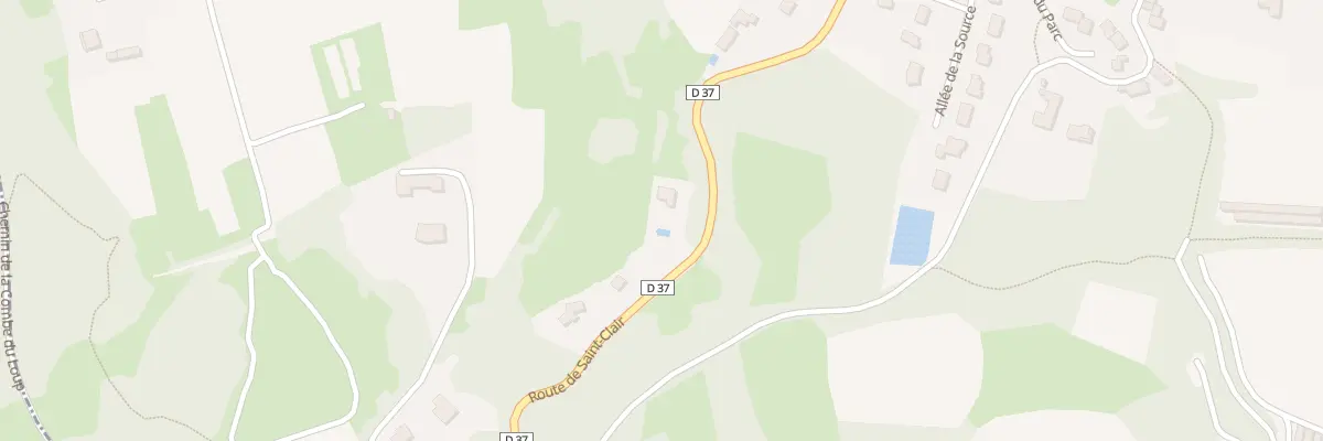 Plan du 458 Rte de Saint-clair à Saint-Prim