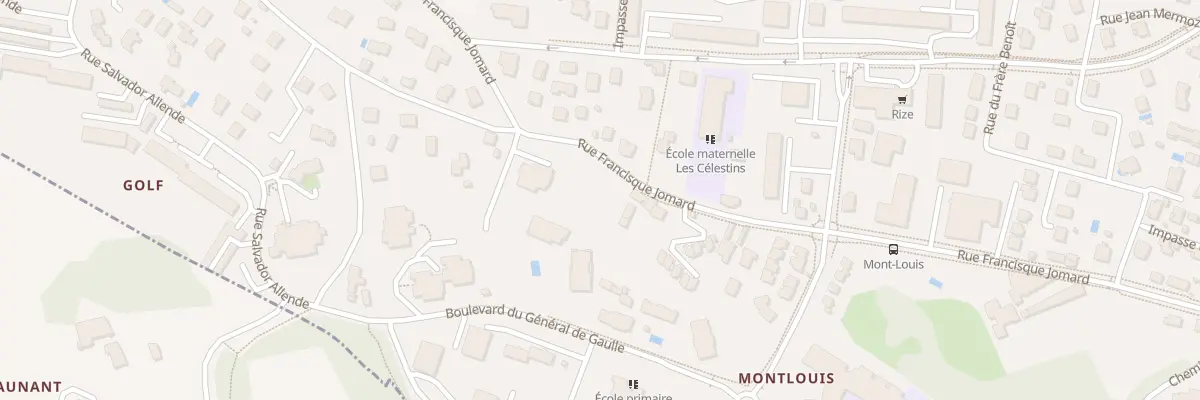 Plan du 91 Rue Francisque Jomard à Oullins-Pierre-Bénite