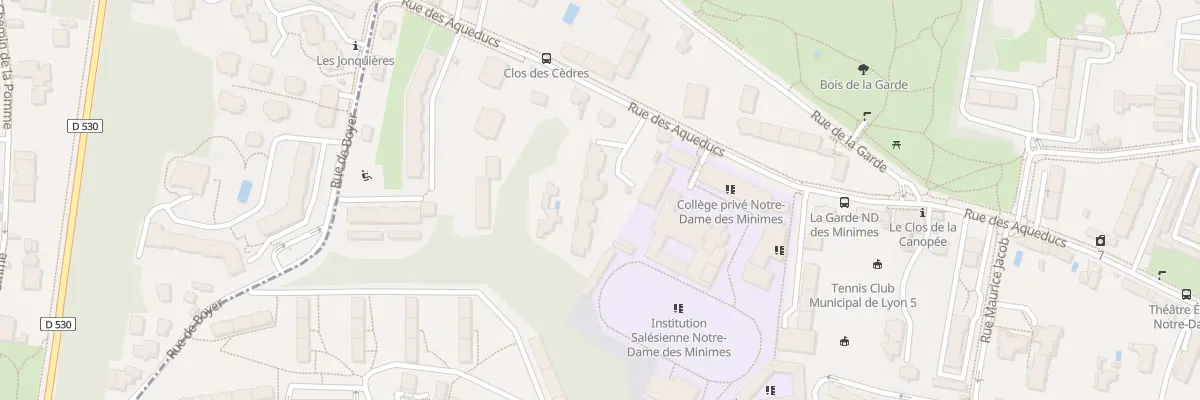 Plan du 67 Rue des Aqueducs à Lyon 5e Arrondissement