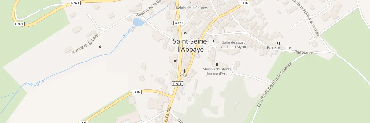 Plan du 23B Rue Carnot à Saint-Seine-l’Abbaye